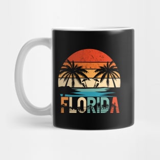 Florida Retro Sunset Summer Vibes Mug